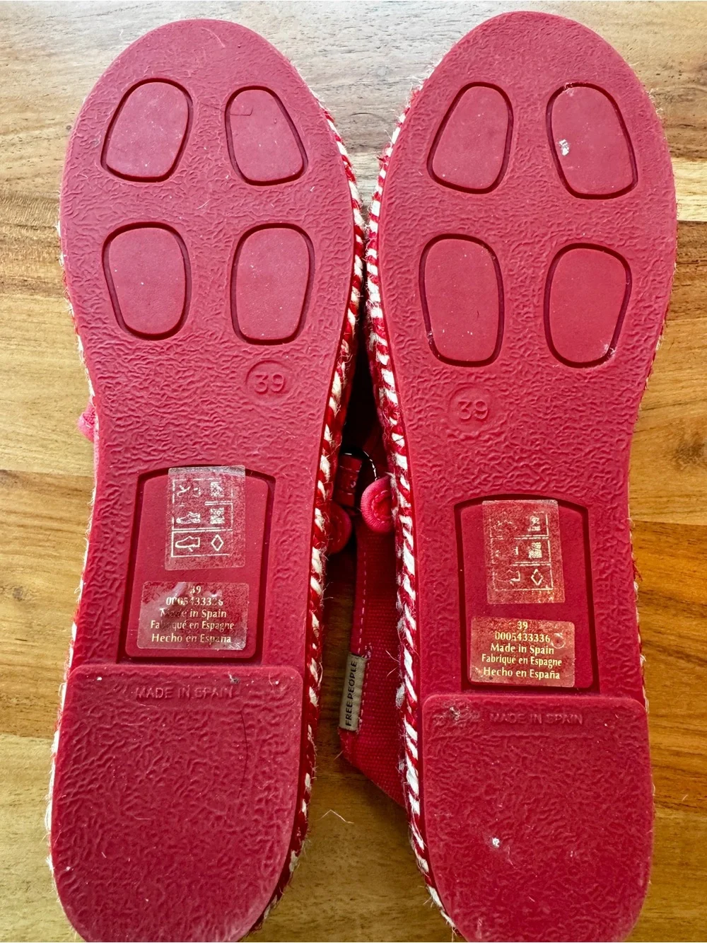 Free People handmade red